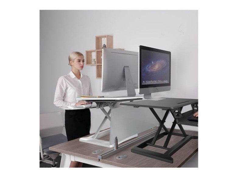 standing desk from laptop plus